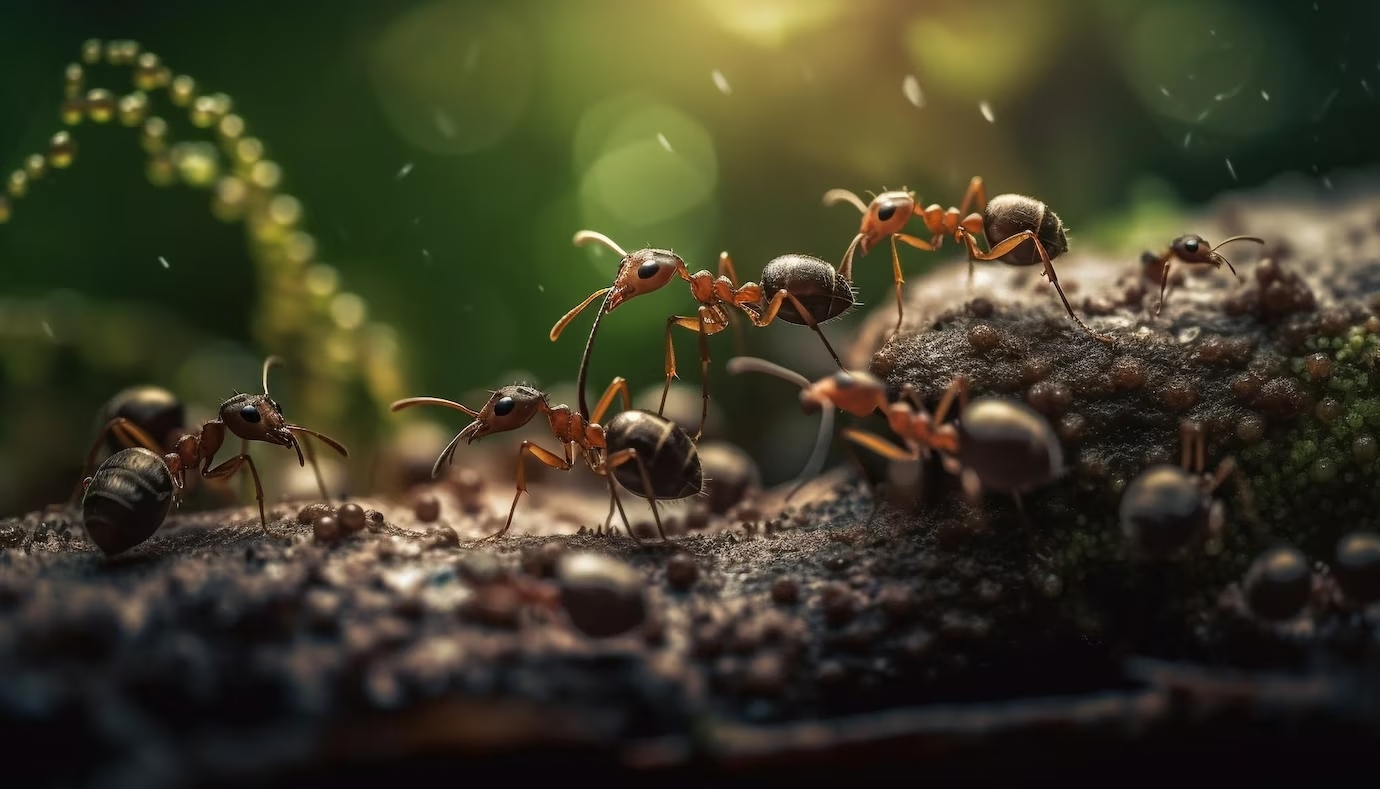 hormigas-fuego-trabajando-juntas-hojas-verdes-generadas-ia_188544-23466